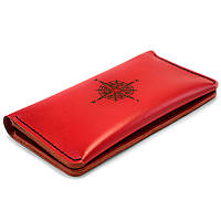 Женский кожаный кошелек Anchor Stuff T-Case Красный (as130206-2) OB, код: 774413