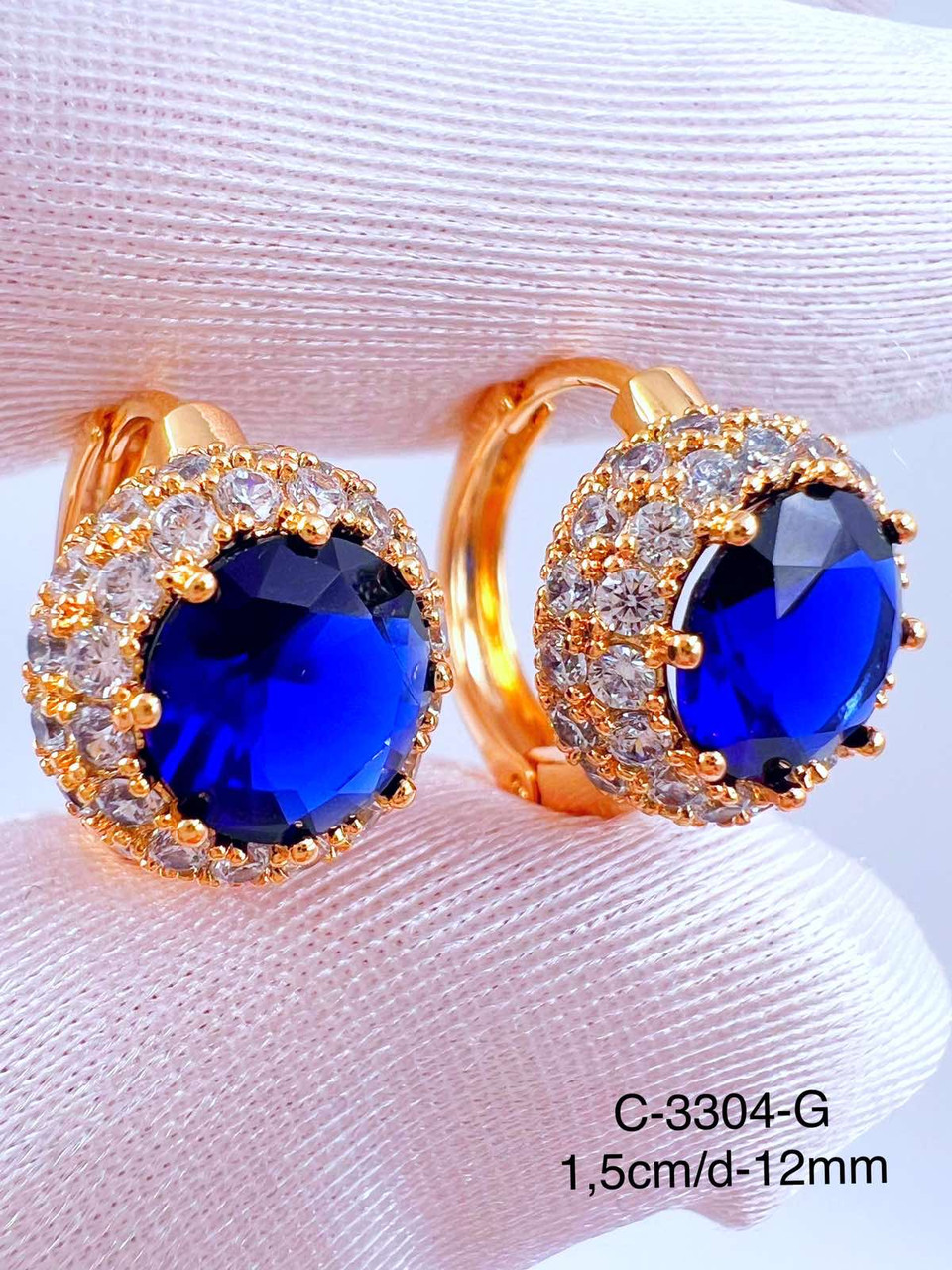 Сережки Xuping позолота
