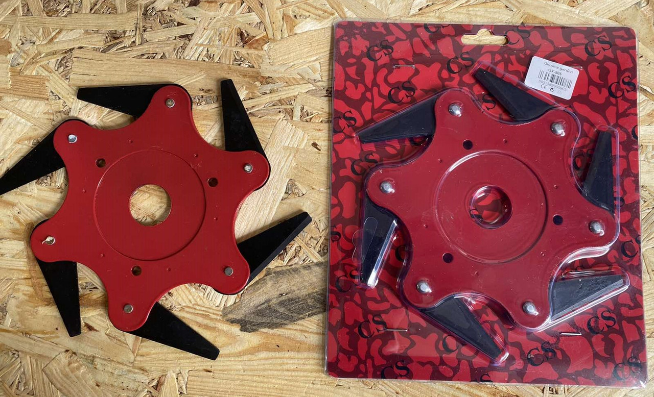 Диск для тримера мотокоси з викидними ножами 6 шт ADEYTOS Польща (ID ...