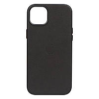 Чехол Leather Case для Apple iPhone 14 Midnight TV, код: 7607075