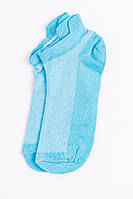 Шкарпетки жіночі короткі, колір блакитний, 131R232-1