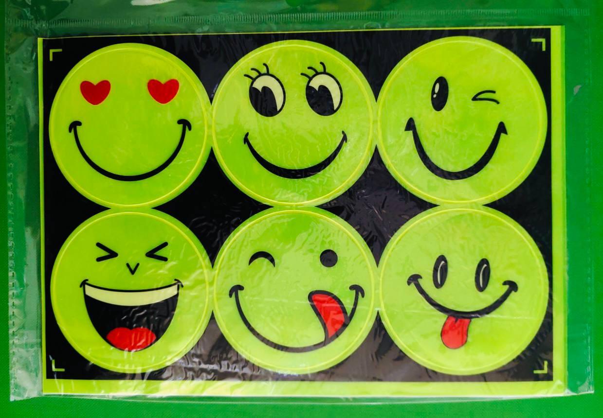 Канц Наклейки світловідбивні ”JO” /5487IMG/ ”Посмішка” (100)