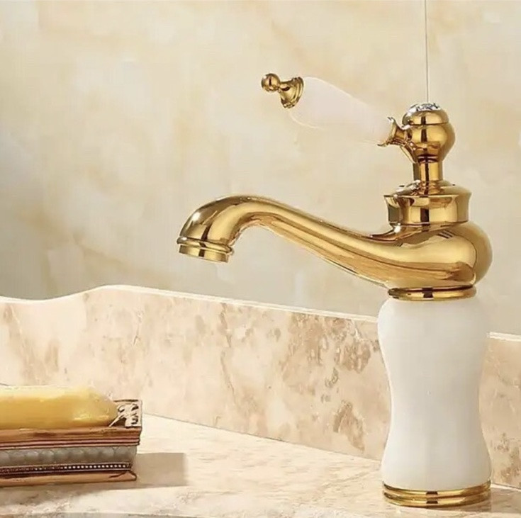 Змішувач для раковини FUTURA NATURE GOLD золотий