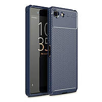 Чехол Carbon Case Sony Xperia Ace Синий (hub_zRVe20627) KB, код: 1374280