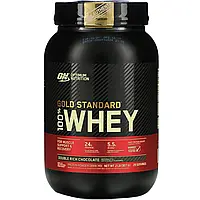 Optimum Nutrition, Gold Standard 100% Whey, сыворотка с насыщенным шоколадным вкусом, 907 г (2 фунта)