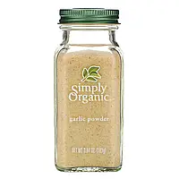 Simply Organic, чеснок в форме порошка, 103 г (3,64 унции)