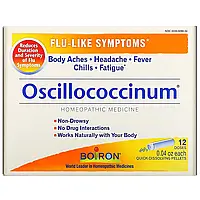 Boiron, Oscillococcinum, при симптомах, подобных гриппу, 12 доз, 0,04 унции каждая