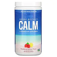 Natural Vitality, Calm, The Anti-Stress Drink Mix, Raspberry-Lemon Flavor, 16 oz (453 g)