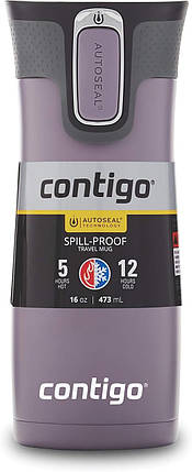Термокружка Contigo Autoseal West Loop 473 мл Dark Plum, фото 1