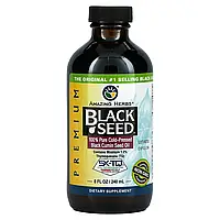 Amazing Herbs, Black Seed, 100% чистое масло семян черного тмина холодного отжима, 240 мл (8 жидк. унций)