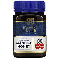 Manuka Health, Мед манука, MGO 400+, 500 г (1,1 фунта)