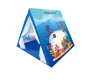 Дитячий намет Play Tent Підводний світ 120 х 120 х 105 см Multicolor (151092) z118-2024