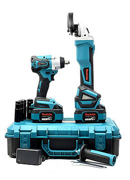 Набір Makita 2 у 1 | Гайковерт DTW385 | Болгарка Makita DGA506ZPRO