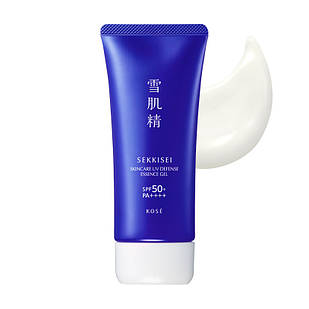 Kose Sekkisei Skincare UV Defence Essence Gel сонцезахисний зволожуючий гель SPF50+/PA++++,  90 г