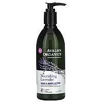 Avalon Organics, Hand Body Lotion, Nourishing Lavender, 12 oz (340 g)