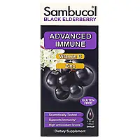 Sambucol, Сироп из черной бузины, усовершенствованная поддержка иммунитета, витамин C + цинк, натуральные