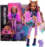 Кукла Монстер Хай Клодин Вульф с питомцем Monster High Clawdeen Wolf with Pet Dog Crescent HRP65