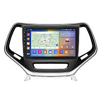 Штатная магнитола Lesko для Jeep Cherokee V (KL) 2013-2018 экран 10" 2/32Gb CarPlay 4G Wi-Fi GPS Prime zb