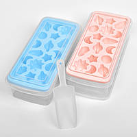 Форма для льоду з контейнером і лопаткою ICE MAKE 27 х 12 х 7.5 см (R92457)