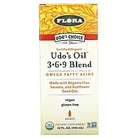 Flora, Udos Choice, Udos Oil 3-6-9 Blend, 32 fl oz (946 ml)