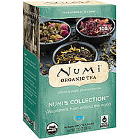 Numi Tea, Органический чаи, чаи и травяные сборы, коллекция Numi, 16 чайных пакетиков без ГМО, 1,26 унц. (34,7