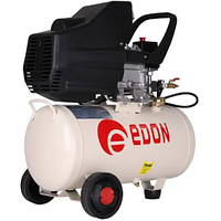 Мощный воздушный компрессор EDON AC 800-WP25L: 800 Вт, 200 л/мин, объем ресивера 25 л BYE