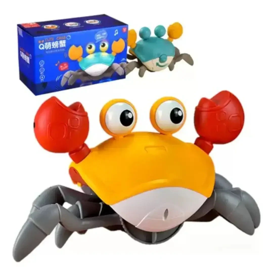 Інтерактивна іграшка Краб з функцією розпізнавання перешкод та музикою, аккамулятор