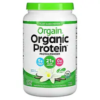 Orgain, Органічний білковий порошок, рослинний, стручки ванілі, 920 г (2,03 фунти)