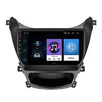 Штатная магнитола Lesko для Hyundai Avante V ver 2 2010-2015 экран 9" 1/16Gb Wi-Fi GPS Base zb