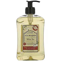 A La Maison de Provence, Hand Body Liquid Soap, White Tea, 16.9 fl oz (500 ml)