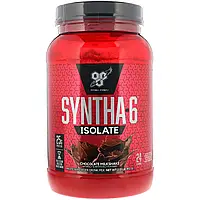 BSN, Syntha-6 Isolate, белково-порошковая смесь для напитков со вкусом шоколадного молочного коктейля, 912 г