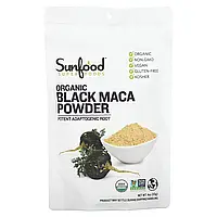 Sunfood, Порошок из необработанной органической черной маки, 113 г (4 унций)