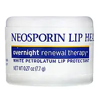 Neosporin, Обновляющая ночная терапия, бальзам для губ из белого вазелина, 0,27 унции (7,7 г)