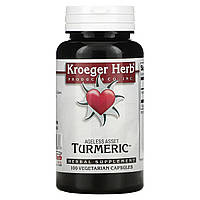 Kroeger Herb Co, Turmeric, 100 растительных капсул