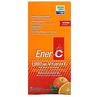 Ener-C, Витамин C, смесь для приготовления мультивитаминного напитка со вкусом апельсина, 30 пакетиков,