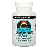 Source Naturals, экстракт горянки, 1000 мг, 60 таблеток