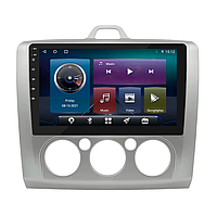 Штатная магнитола Lesko для Ford Focus II (North America) 2007-2010 экран 9" 4/64Gb 4G Wi-Fi GPS Top zb