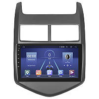 Штатная магнитола Lesko для Chevrolet Aveo II 2011-2020 экран 9" 6/128Gb 4G Wi-Fi GPS Top zb