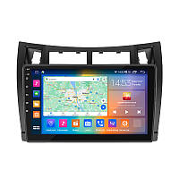 Штатная магнитола Lesko для Toyota Vitz II (XP90) 2005-2011 экран 9" 2/32Gb CarPlay 4G Wi-Fi GPS Prime zb