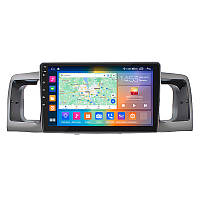 Штатная магнитола Lesko для Toyota Corolla IX (E120, E130) 2000-2004 экран 9" 2/32Gb CarPlay 4G Wi-Fi GPS zb