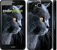 Силиконовый чехол Endorphone на Huawei Y6 Pro Красивый кот (3038u-355-26985) US, код: 1390717