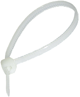 Стяжка нейлон біла 2,5*200 мм