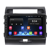 Штатная магнитола Lesko для Toyota Land Cruiser 200 Series 2007-2012 экран 10" 2/32Gb Wi-Fi GPS Base zb