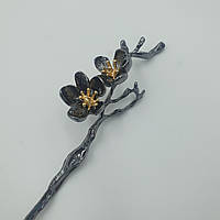 Металлическая китайская палочка для волос шпилька для волос заколка для волос Цвет персика жемчужно-чёрный