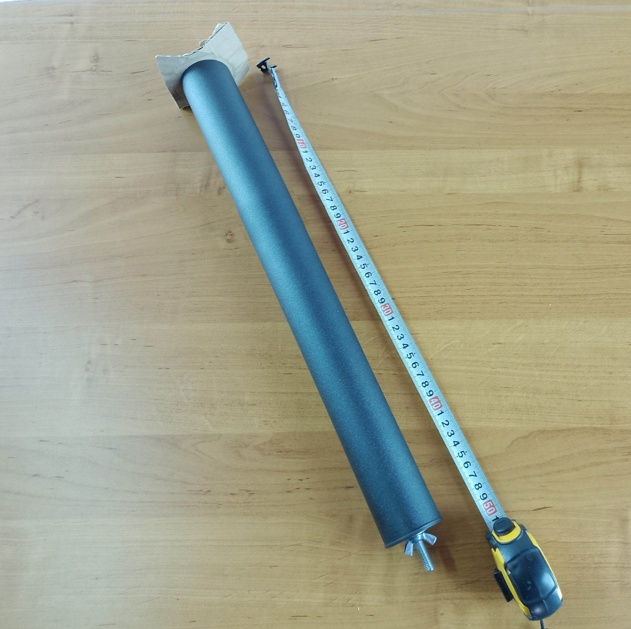 Опора стальна d60мм L480мм чорний металік. Для МДФ, фото 1