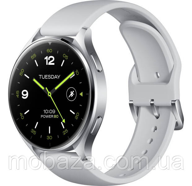 Смарт-годинник Xiaomi Watch 2 Sliver Case With Gray TPU Strap (BHR8034GL)