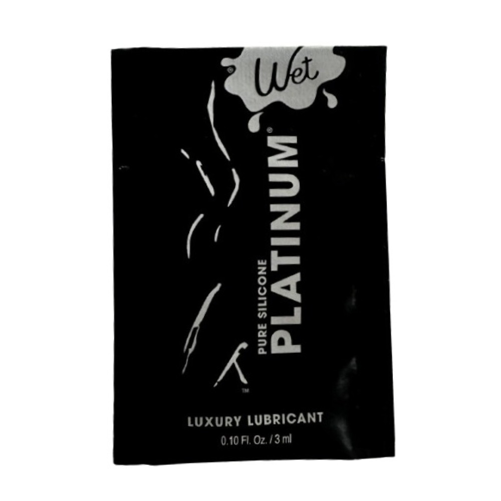 Пробник/Лубрикант на силіконовій основі Wet Platinum Premium, 3 мл, фото 1