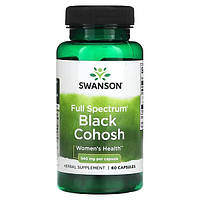Клопогон Помощь при менопаузе Black Cohosh 540 мг 60 капс от приливов Swanson США
