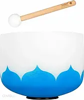 Ударна установка Sela 10 Crystal Singing Bowl Set Lotus 432Hz G - Blue (Throat Chakra)