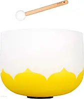 Ударна установка Sela 12 Crystal Singing Bowl Set Lotus 432Hz E - Yellow (Solar Plexus Chakra)